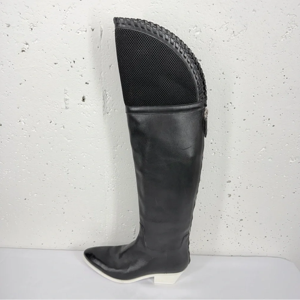 Alexander Wang Women’s size 40 Lovanni Black Leather Over The Knee Boots